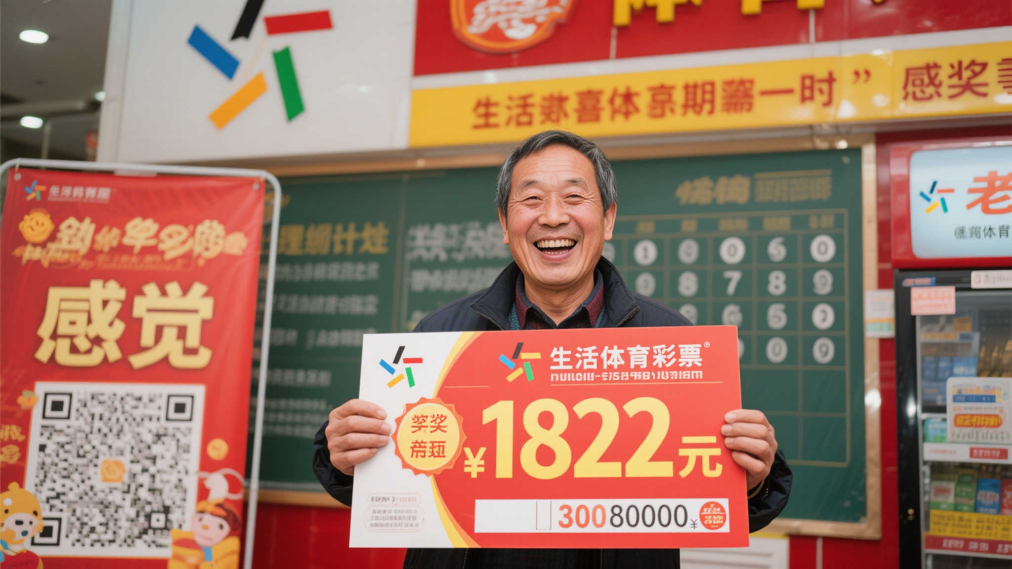 老彩民凭直觉选号喜中体彩1822万 奖金用途待精心规划